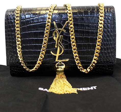 ysl black and gold tassel bag|ysl crossbody bag with tassel.